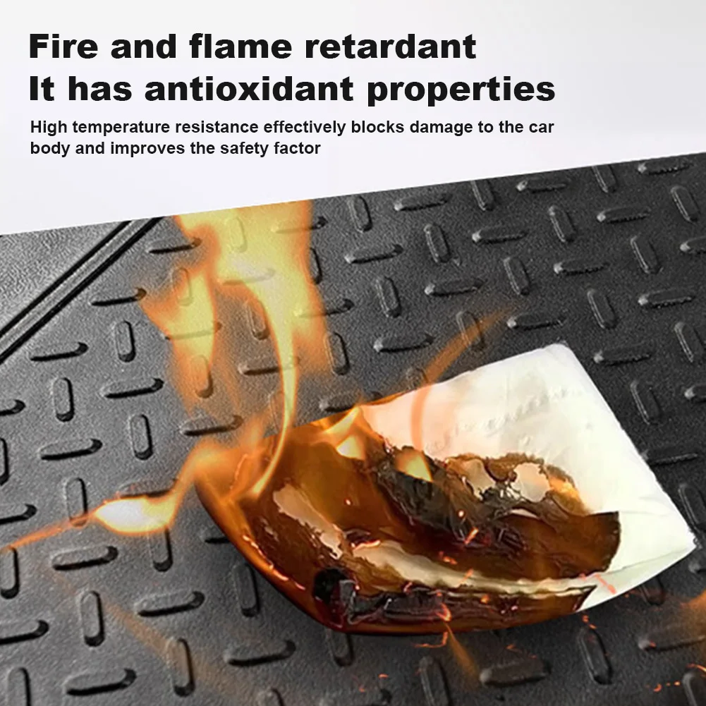 

Коврик для багажника автомобиля 120x80 см, водонепроницаемый, из ПВХ, износостойкий, защитный чехол для багажника, аксессуары для интерьера автомобиля