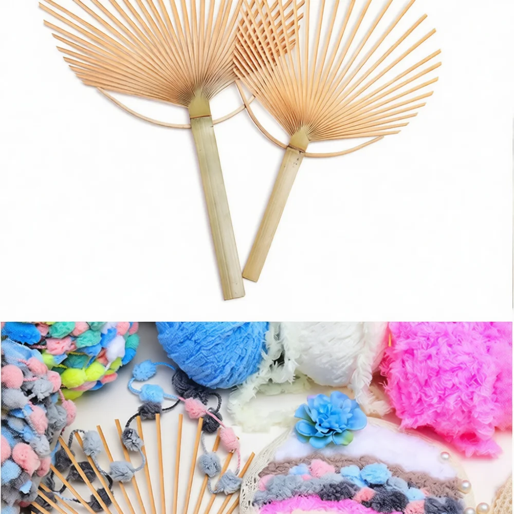 Traditional Chinese Bamboo Fan DIY Handmade Material Package Art Craft Projects For School Students Party Wedding Gifts