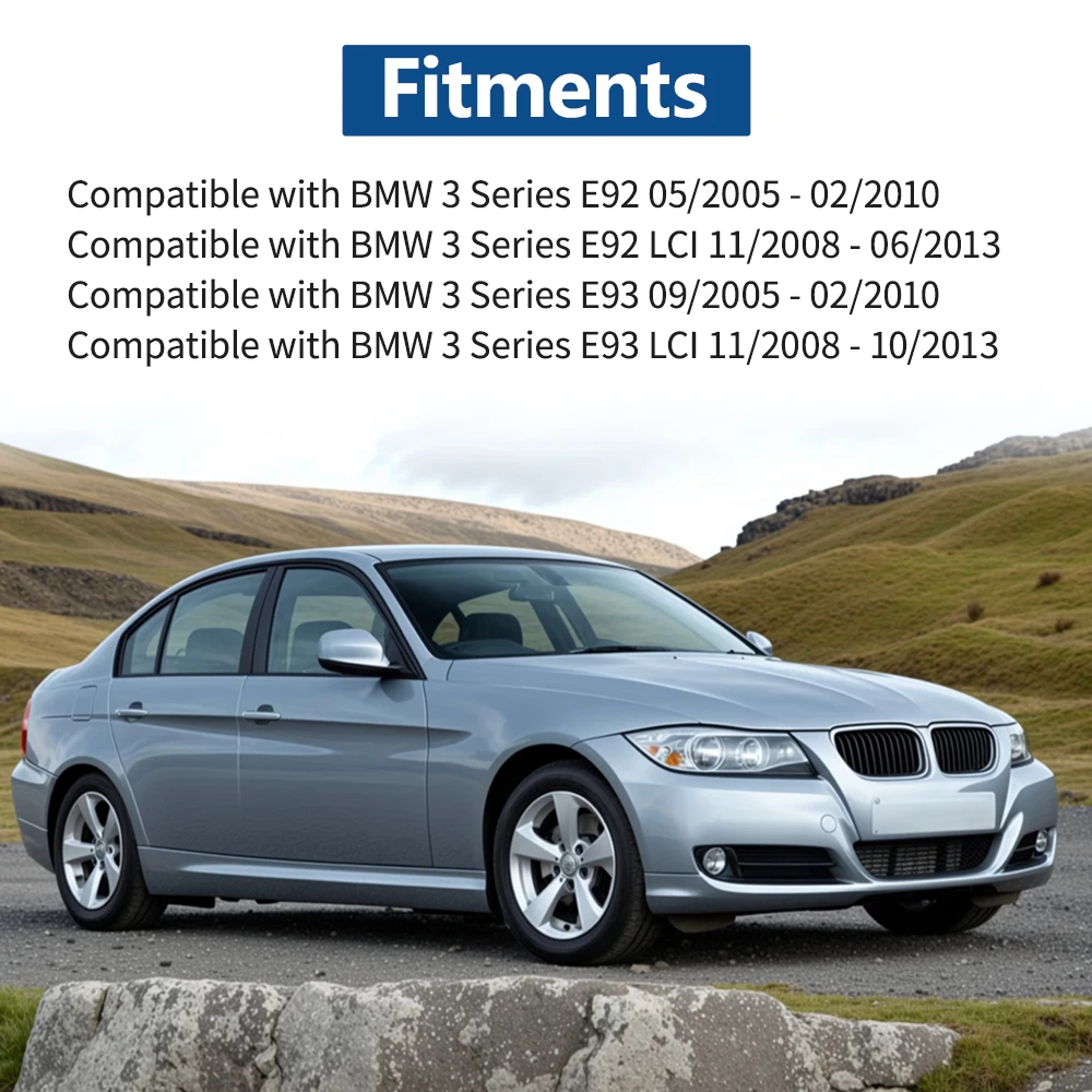 For BMW E92 E93 2005-2010 Left Driver/Right Passenger Side Front Bumper Guide 51117156555 51117156556