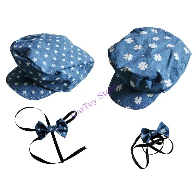 

634f Little Gentleman Bowtie с шапкой модной малыш