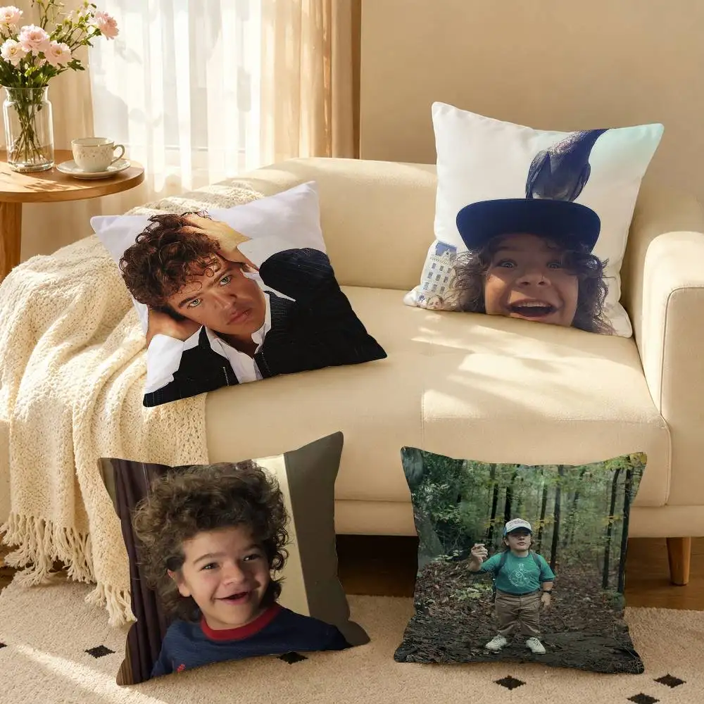 Actor G-Gaten Matarazzo  Pillow Case Square Double-Sided Sofa Cushion Cover Bedroom Bedside Pillow
