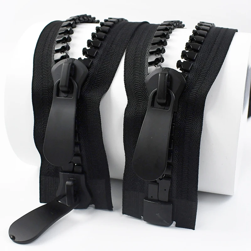

20# Extra Large Resin Zipper 70-150cm Separable Plastic Zippers Single/Double Slider Zip Sewing Outdoor Tent Closure Long Zips