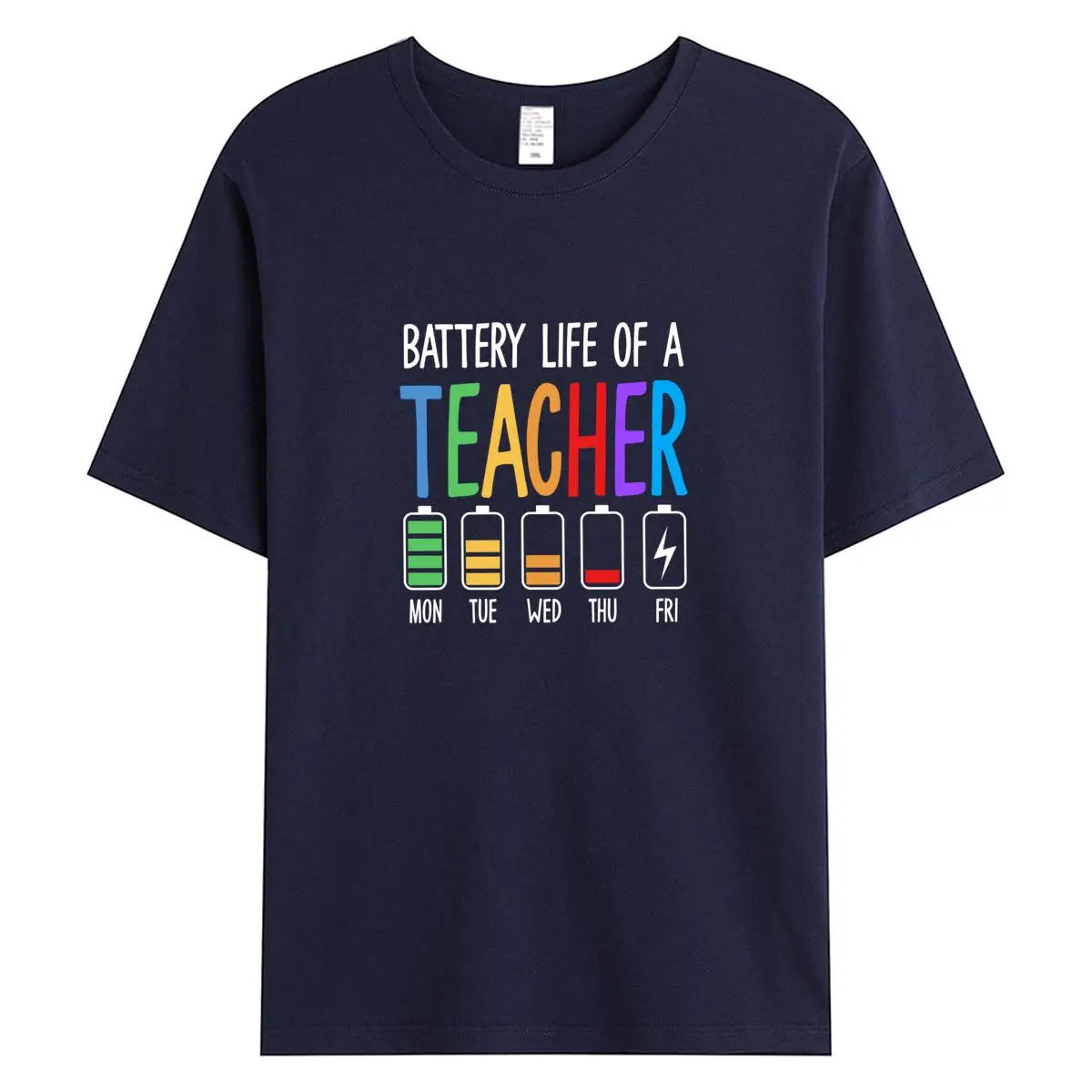 

Women Tshirt 2026 Summer Short Sleeve Tee Tops Woman Cotton Clothing Funny Teacher Graphic T Shirts Oversized Female T-shirt