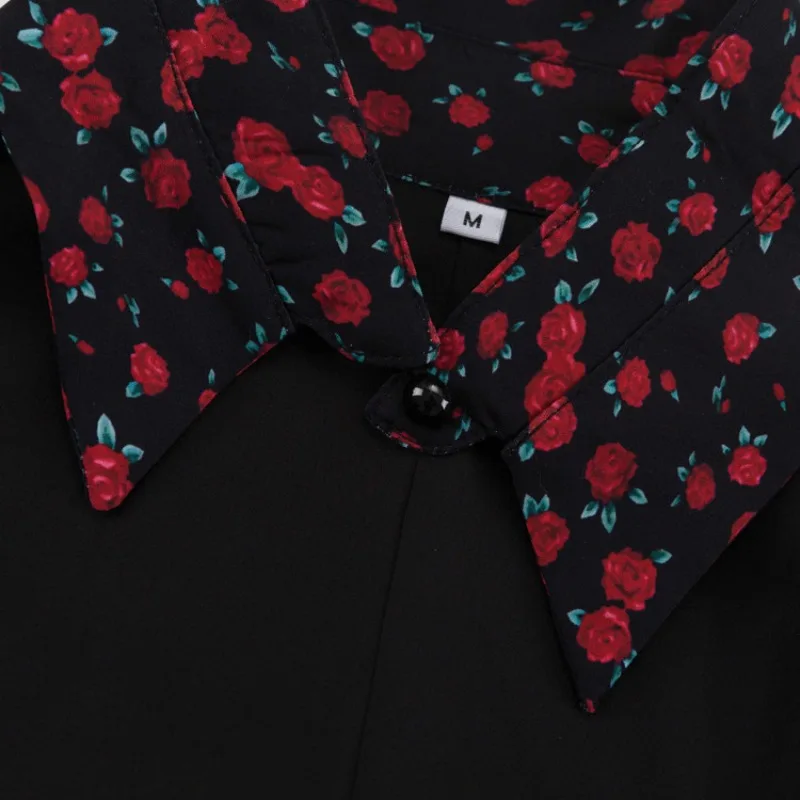 Elegantes Blumen-Korsett-Maxikleid für Damen Französischer Vintage-Stil Langarm Ausschnitt-Schlitz Bodycon Formelles Party-Abendkleid – Detail 8
