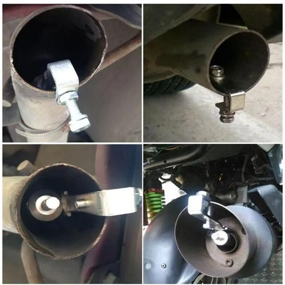 Universal Car Turbo Sound เป่านกหวีด Muffler ท่อไอเสีย Auto Blow-Off Valve Simulator ขายส่ง Silencer / S M L XL สีสุ่ม