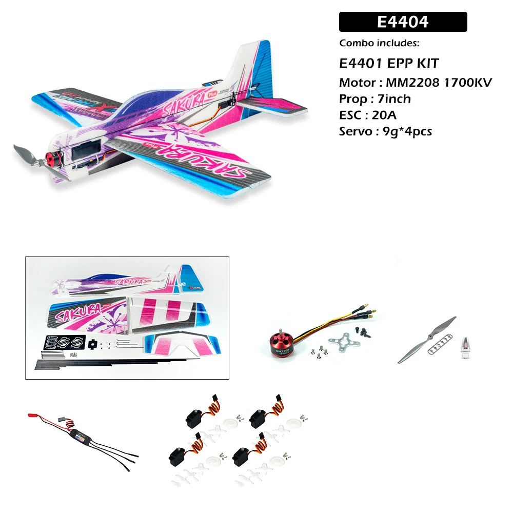 EPP Edge 540 1100mm 3D RC飛行機キット、耐衝撃性曲技飛行用フォーム