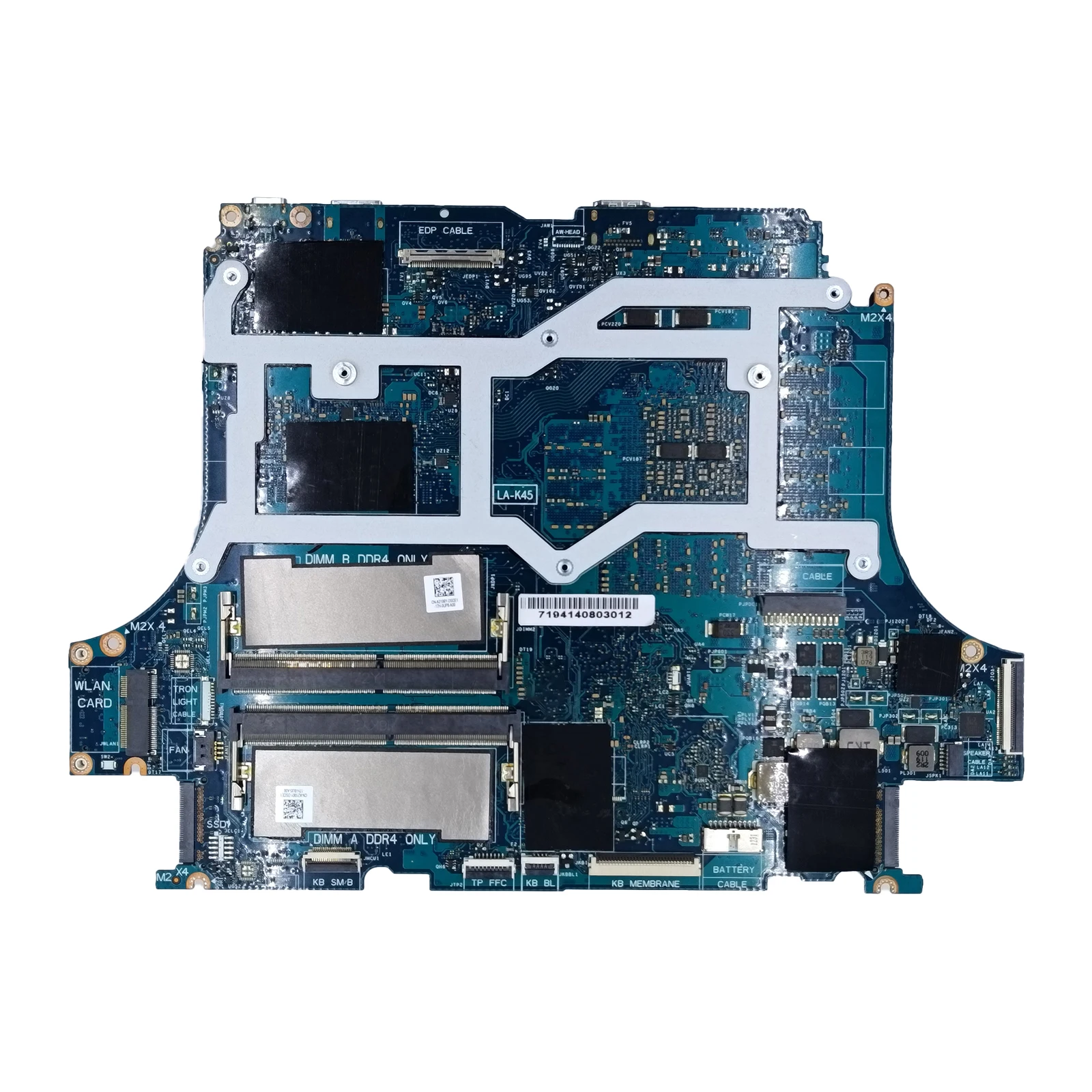 

LA-K452P For Dell Alienware M15 R6 Laptop Motherboard i5/i7/i9 11th Gens 6/8GB RTX3060 RTX 3070 Mainboard without Keyboard Port