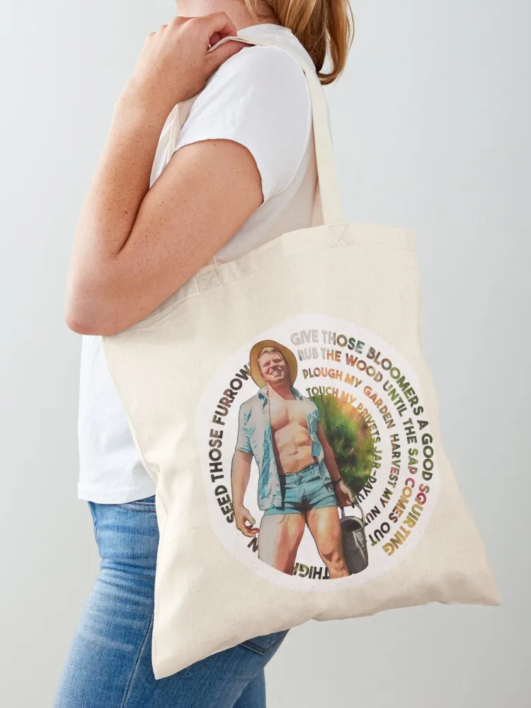 

Cheeky Gardener Tote Bag Eco bag cute pouch bag Canvas shoulder Custom