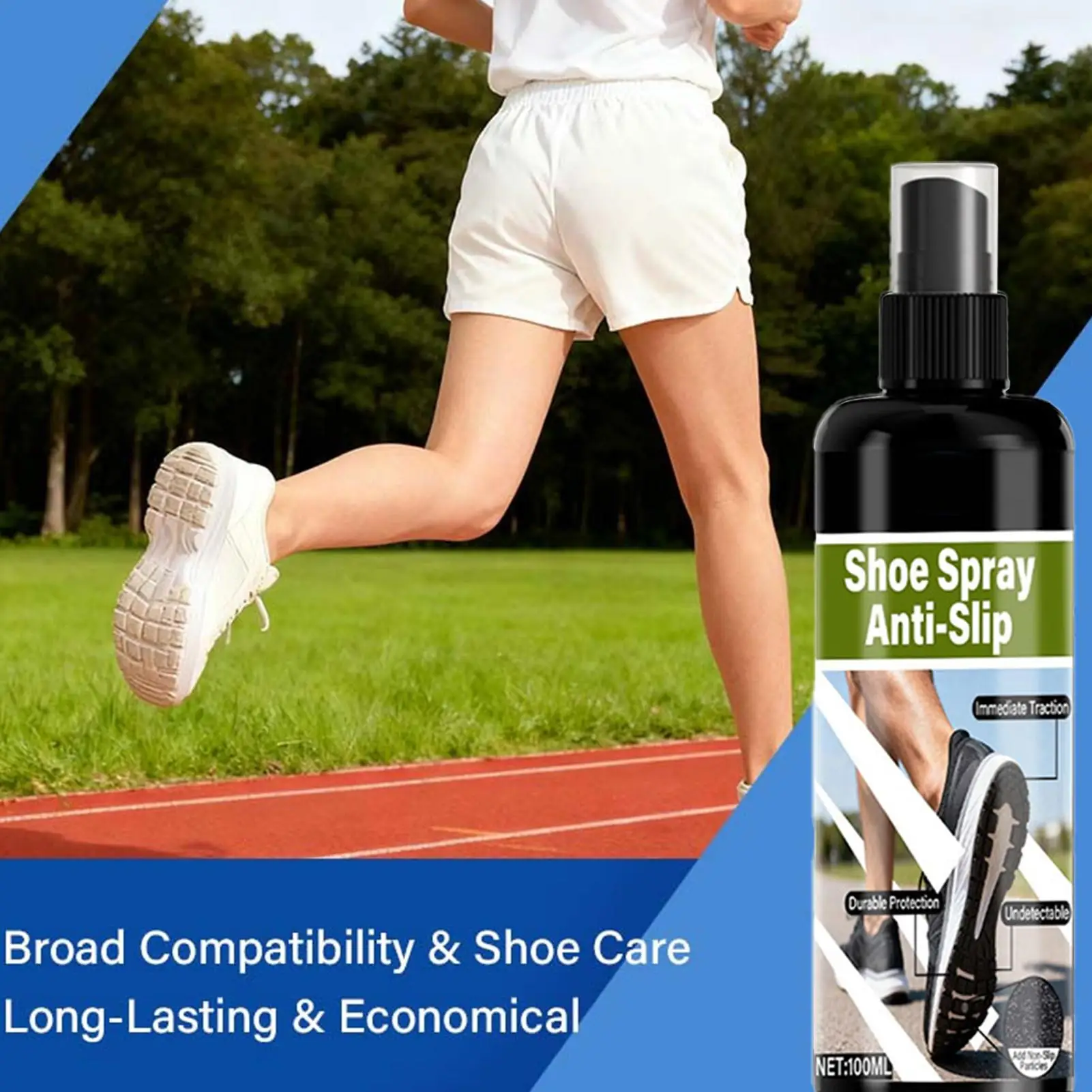 バスケットボールスニーカーグリップスプレー 100ml 滑り止め強化 コートトレーニング用品 室内スニーカーグリップエンハンサー ランニングバレーボール用