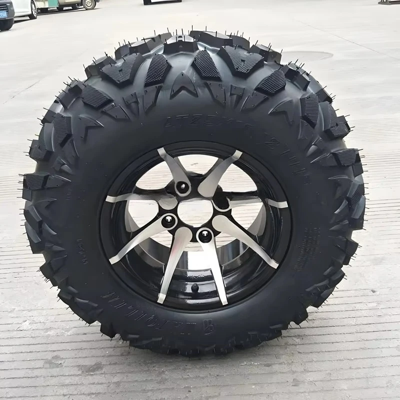 12 Inch Tires With Alloy Wheels  Rims Off Road Buggy UTV ATV Tires 25x10-12 25x8-12 - view 2
