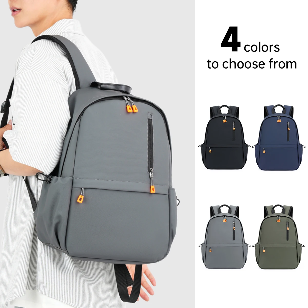 Cross-border foreign trade school bags for middle and high school boys, college student backpacks, travel large-capacity casual backpacks wholesale