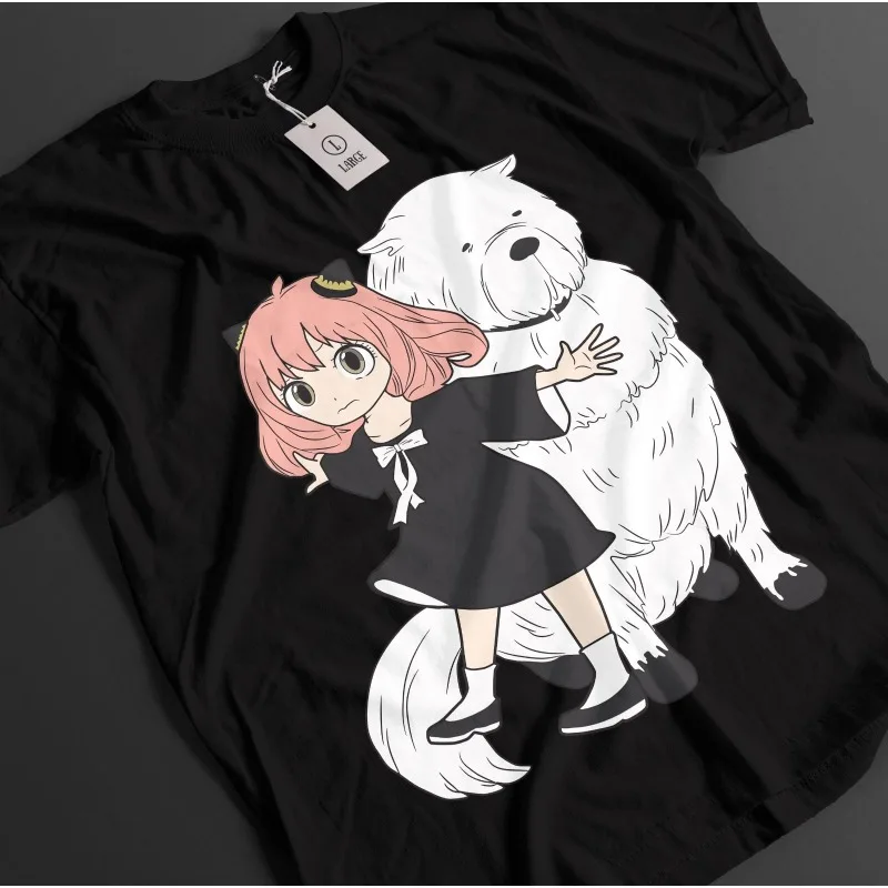 Spy X Family T-Shirt Anya T-Shirt Loid Forger T-Shirt Yor Tee Bond Sylvia Anime Top – Detail 4
