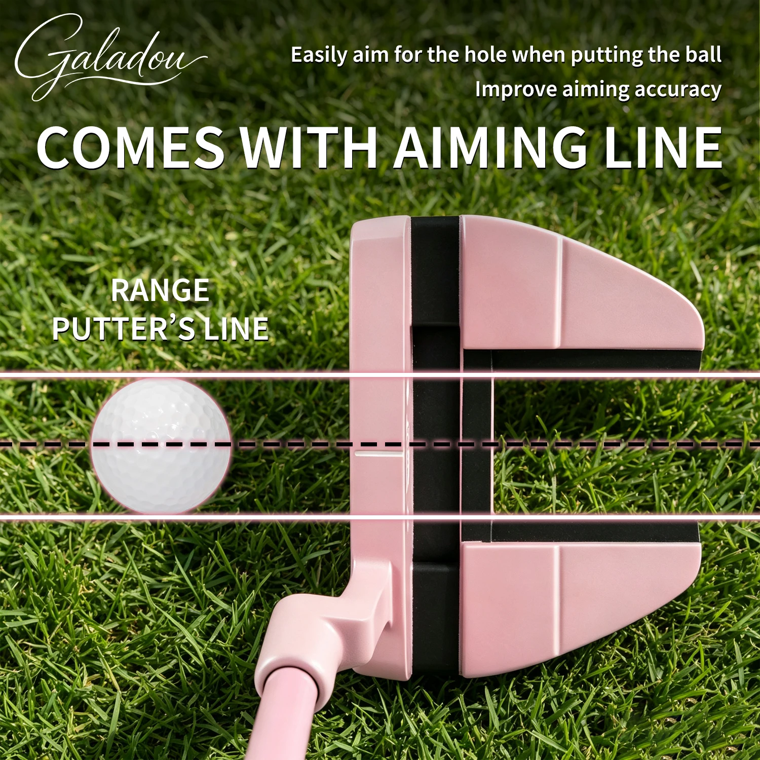 Pink Golf Putter with Blue Che - Golf Equipment Value recension och pris