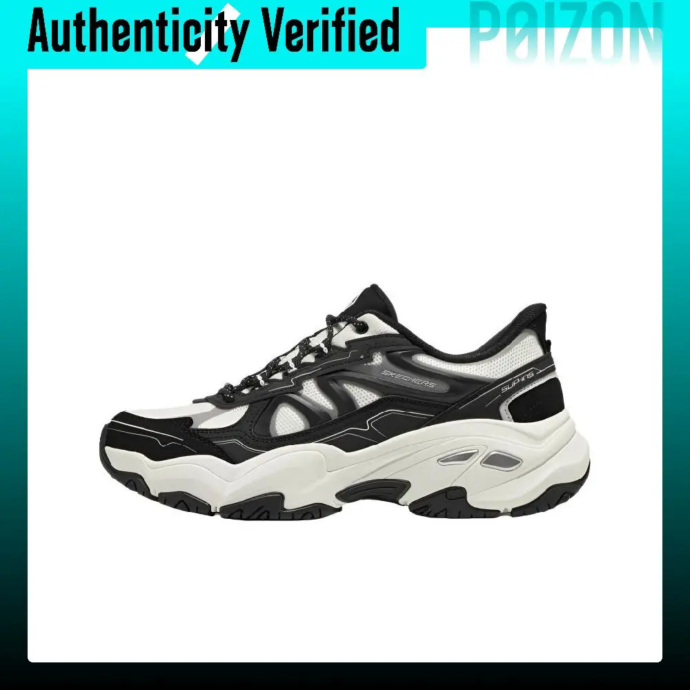 Skechers DLITES Chunky Sneakers Men's Low-top Classic Black 232355-WBK