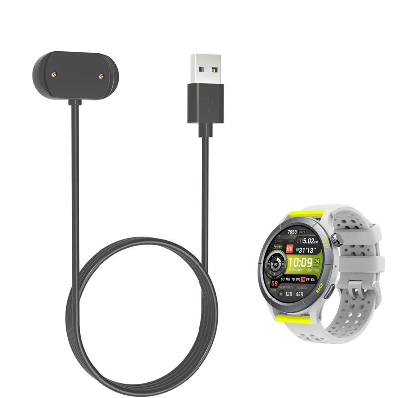 Smartwatch Dock Charger Adapter USB Charging Cable Power Charge Wire For Amazfit Cheetah/Cheetah Pro Smart Watch Accessories