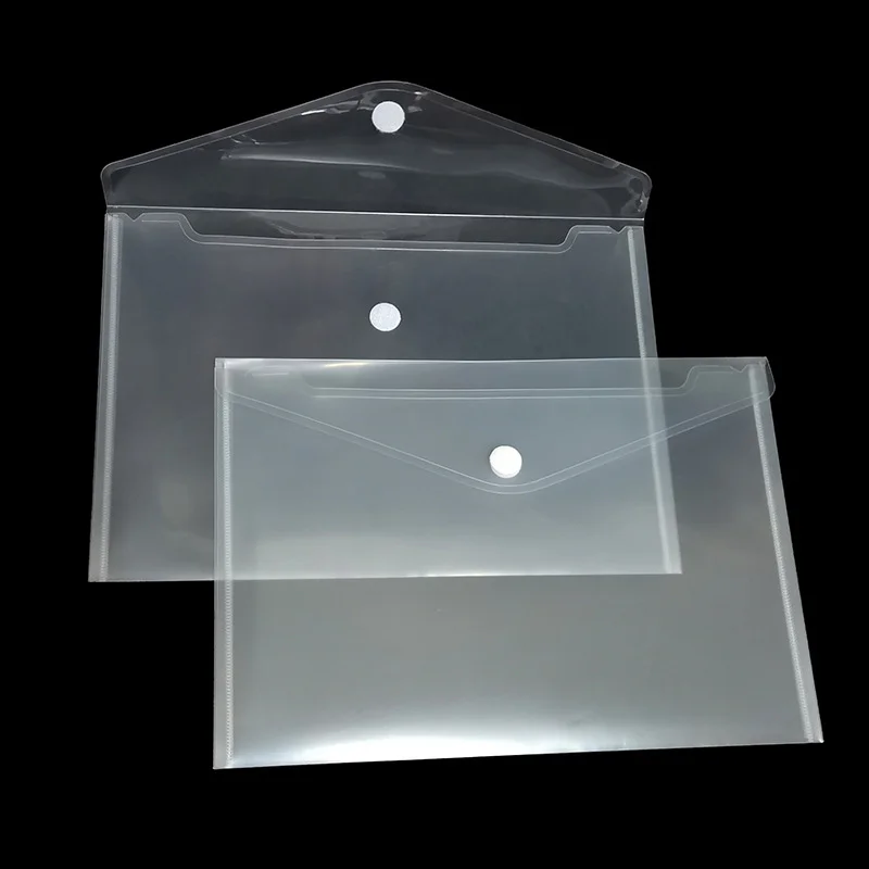 A5 10-100 pieces/set folder bag A5 folder transparent plastic file paper office supplies
