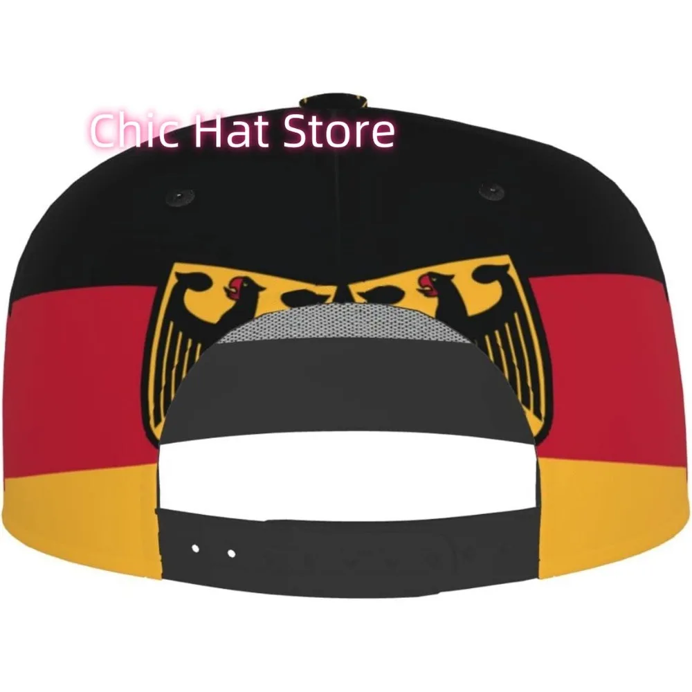 ألمانيا أزياء العلم قبعة بيسبول للرجال النساء للجنسين قابل للتعديل قبعات سائقي الشاحنات Snapback قبعة الشمس الوطنية شقة بيل حافة القبعات