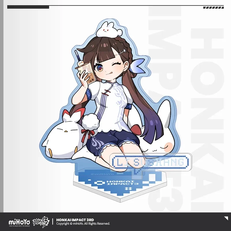 Honkai Impact 3RD LISUSHANG-Costume de Cosplay 3D Rick, Accessoires de Dessin Animé à la Mode, Cadeaux d'Halloween