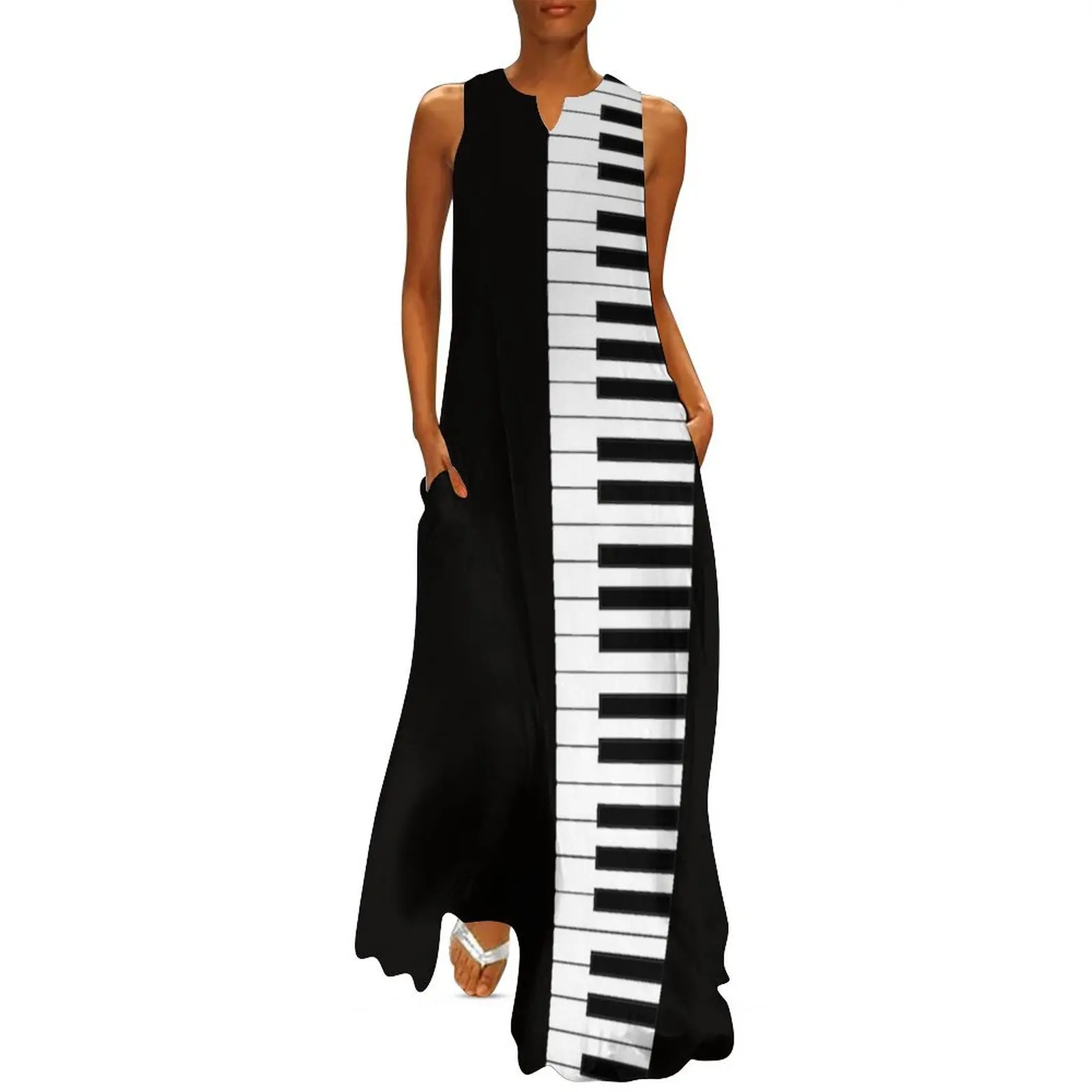 

Piano Keyboard Long Dress elegant dresses plus sizes summer dresses women 2025 Evening dresses dress Dress