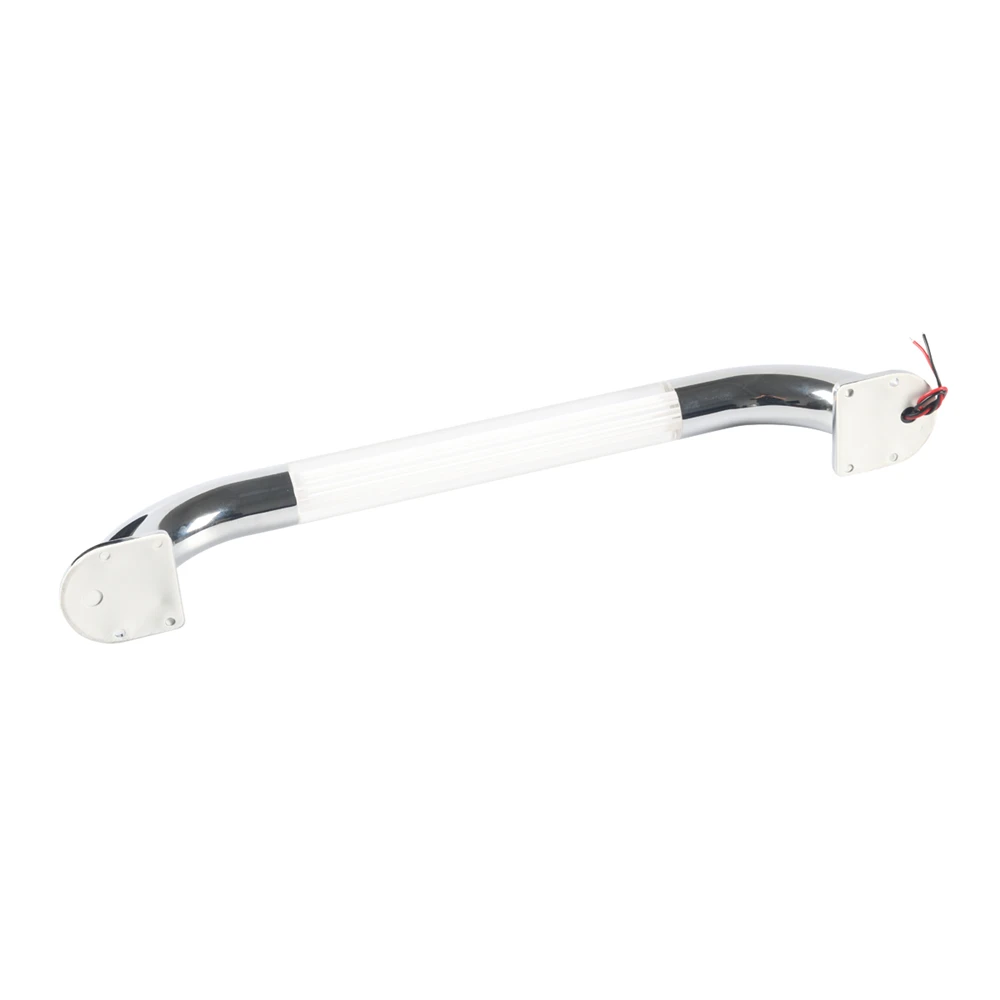 

12V/24V LED RV Entry Door Grab Auxiliary Handle White Lighted Assist Bar Motorhome Caravan