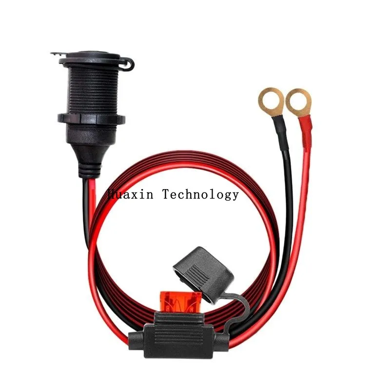 12V 24V Car Cigar Lighter Mother Seat Suitable for Motorcycle Yacht Cigarette Sockets 20A Safe High Power 14Agw Cable
