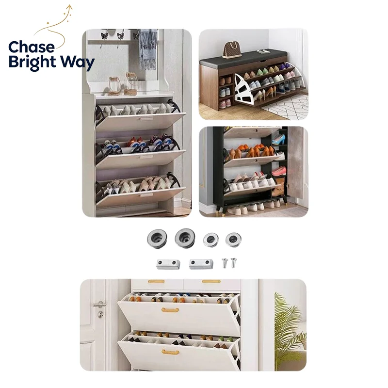 Furniture Shoe Cabinet Connection Hardware Shoe Cabinet Flipping Frame Fixed Screw Fittings