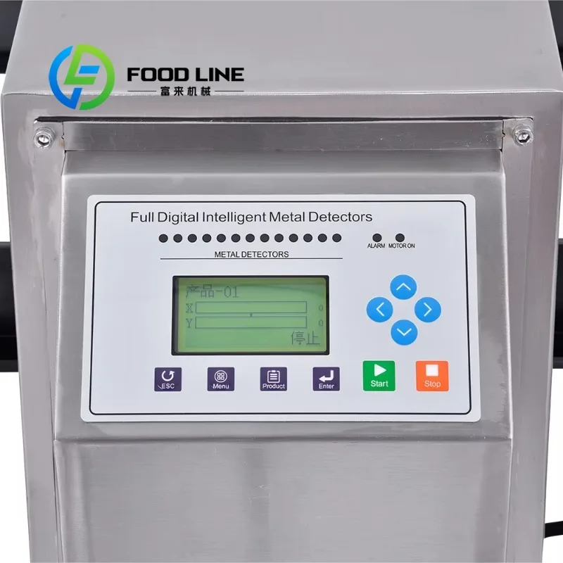 Automatic Food Metal Detector Continuous Scanning Conveyor Machine For Food Packaging Production And Quality Check