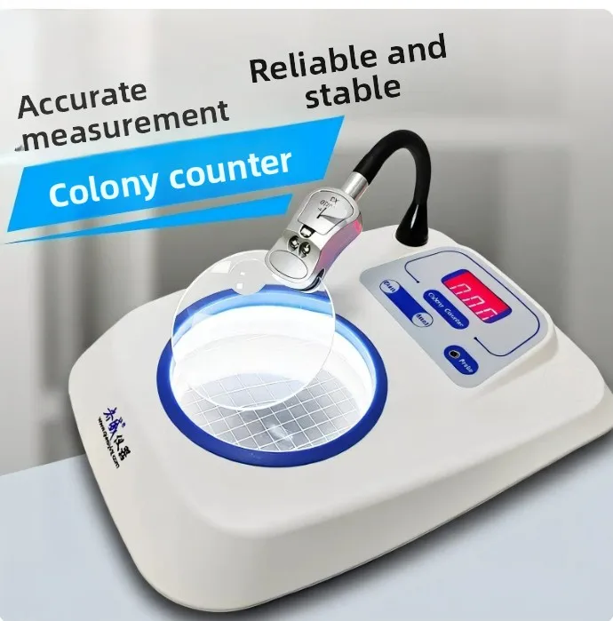 JL-1 Semi-Auto Colony Counter Bacteria Tester Rechargeable Voice Broadcast