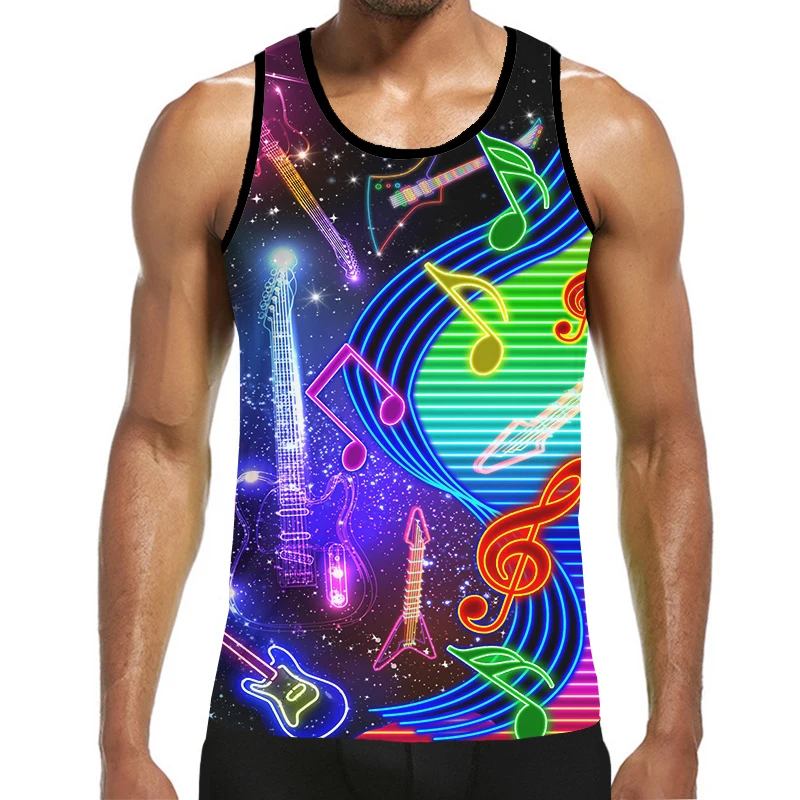 LCFA Brand 3D Printed DJ Tuner Tank Tops Harajuku Vest Summer Undershirt Shirts Streetwear For Men/women Dropshipping 4xl