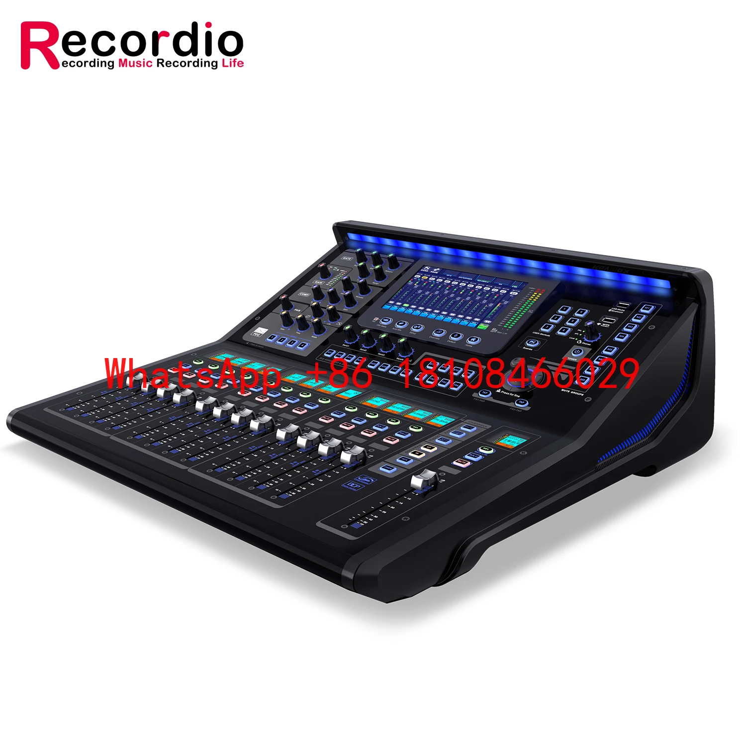 

Recordio New Digital Mixer 16 Channel Sounds Console for Perform