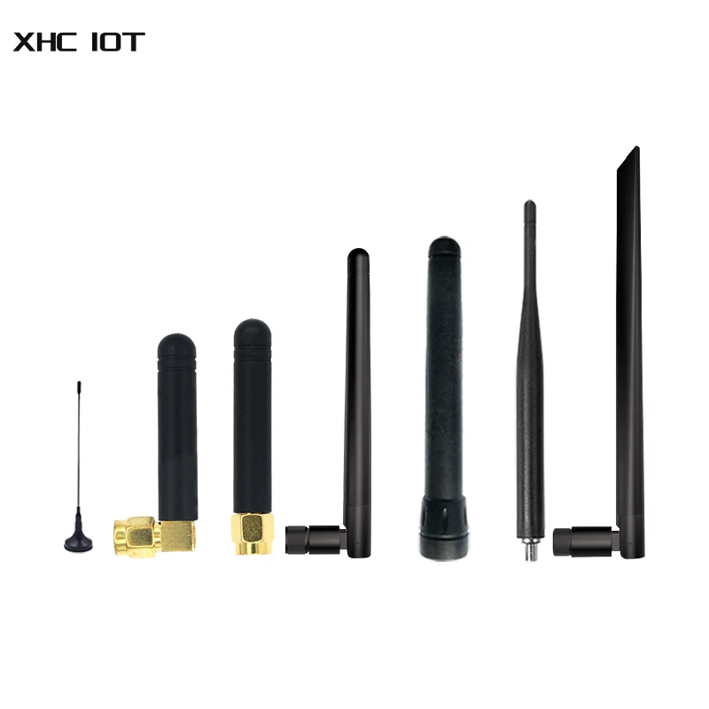 2pcs 470MHz 490MHz Omnidirectional Wifi Antenna XHCIOT 2-4dBi SMA J for Hotspot Routers Radio Camera Networking Module Modem