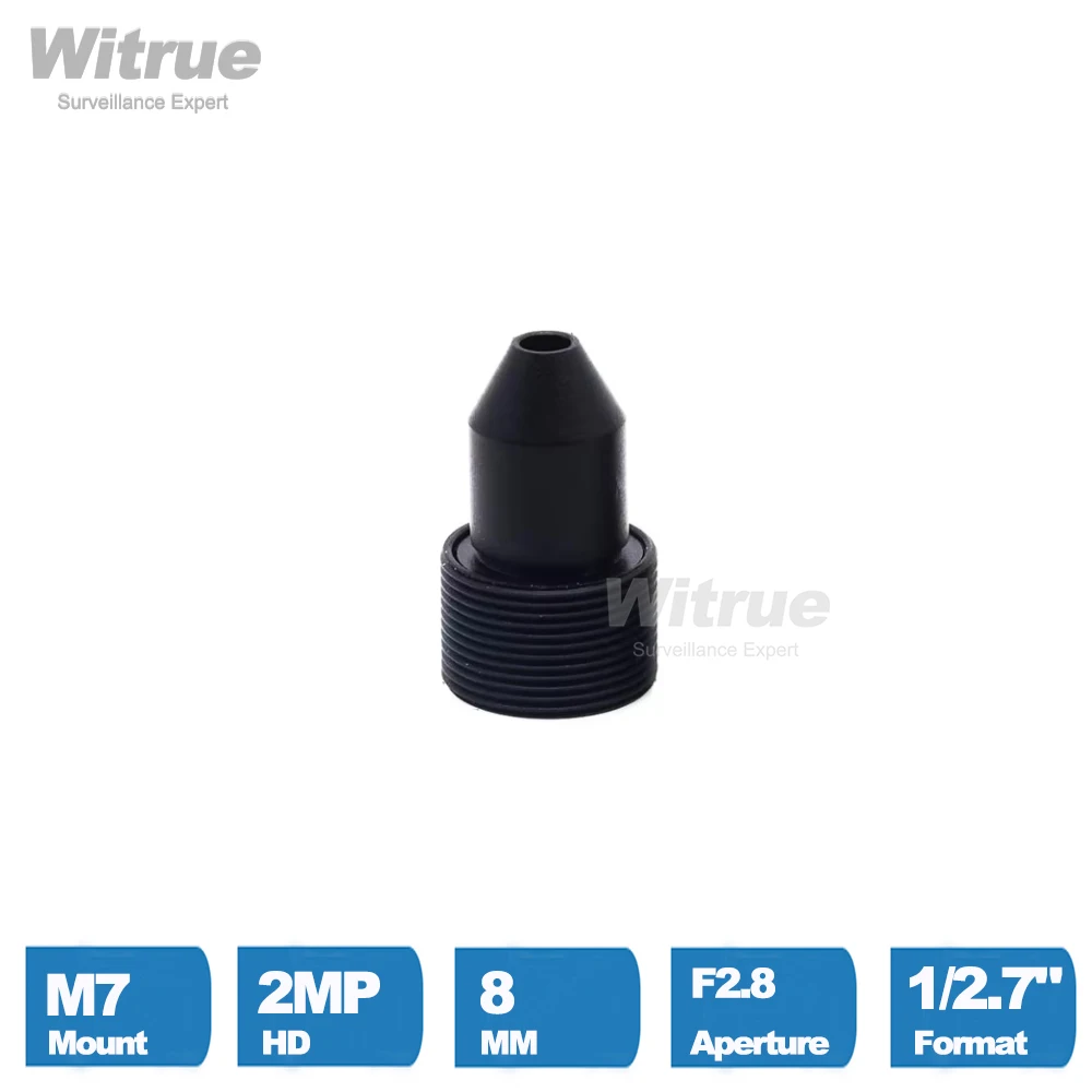 

Witrue M7 CCTV Lens 8MM HD 2MP 1080P Aperture F2.8 Format 1/2.7" for Mini Surveillance Security Cameras