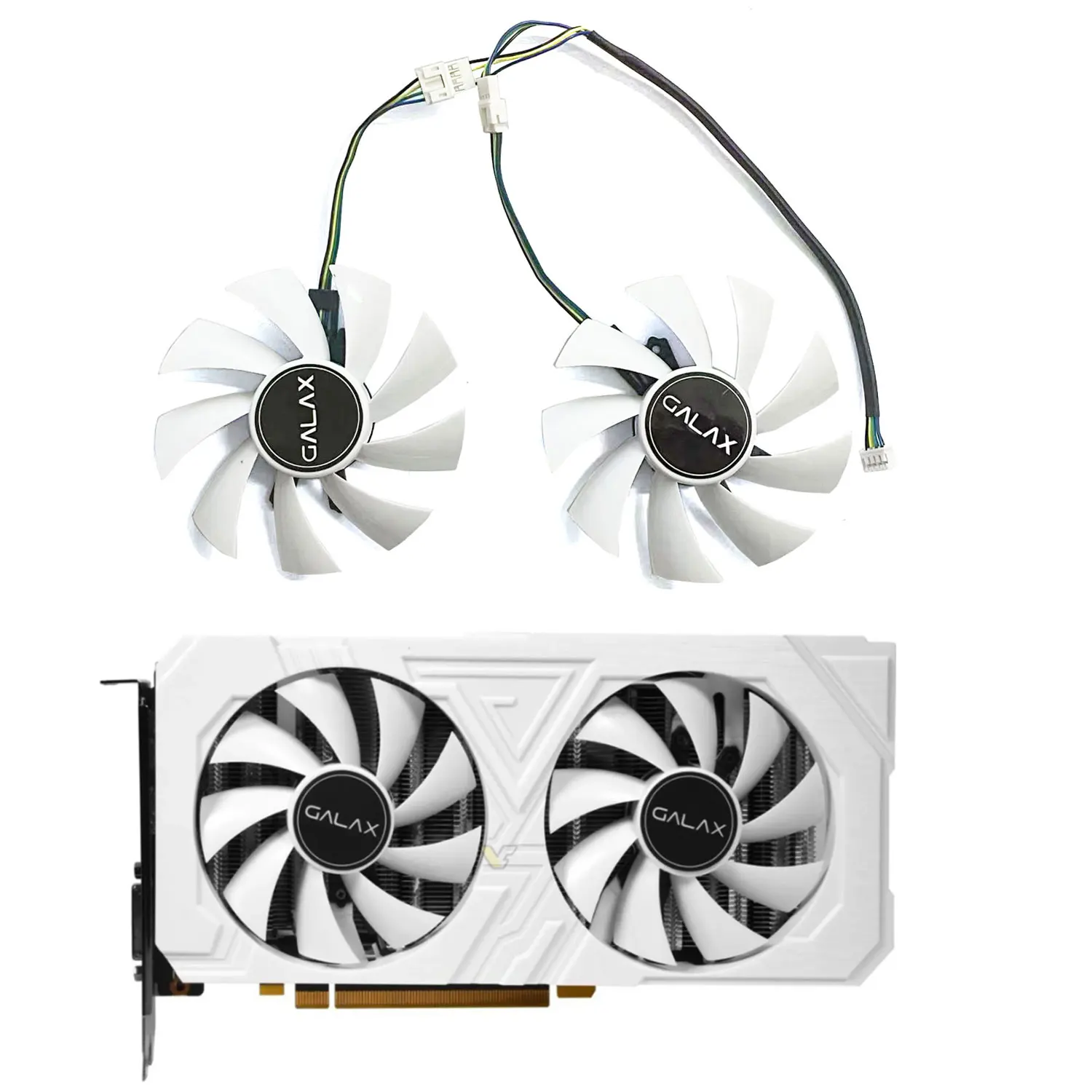 

Suitable for GALAX GeForce RTX2060 GTX1660 1660ti 1660S EX White OC Graphics Card 85MM 4PIN GA92S2U GA92S2H GPU Replacement Fan