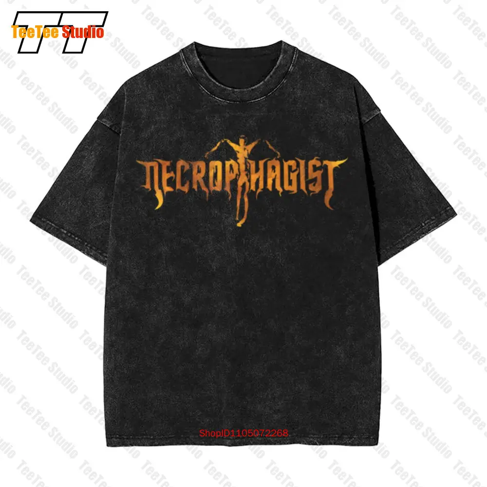 Necrophagist 'Epitaph Logo' Vintage Unisex T-Shirt ZQY1