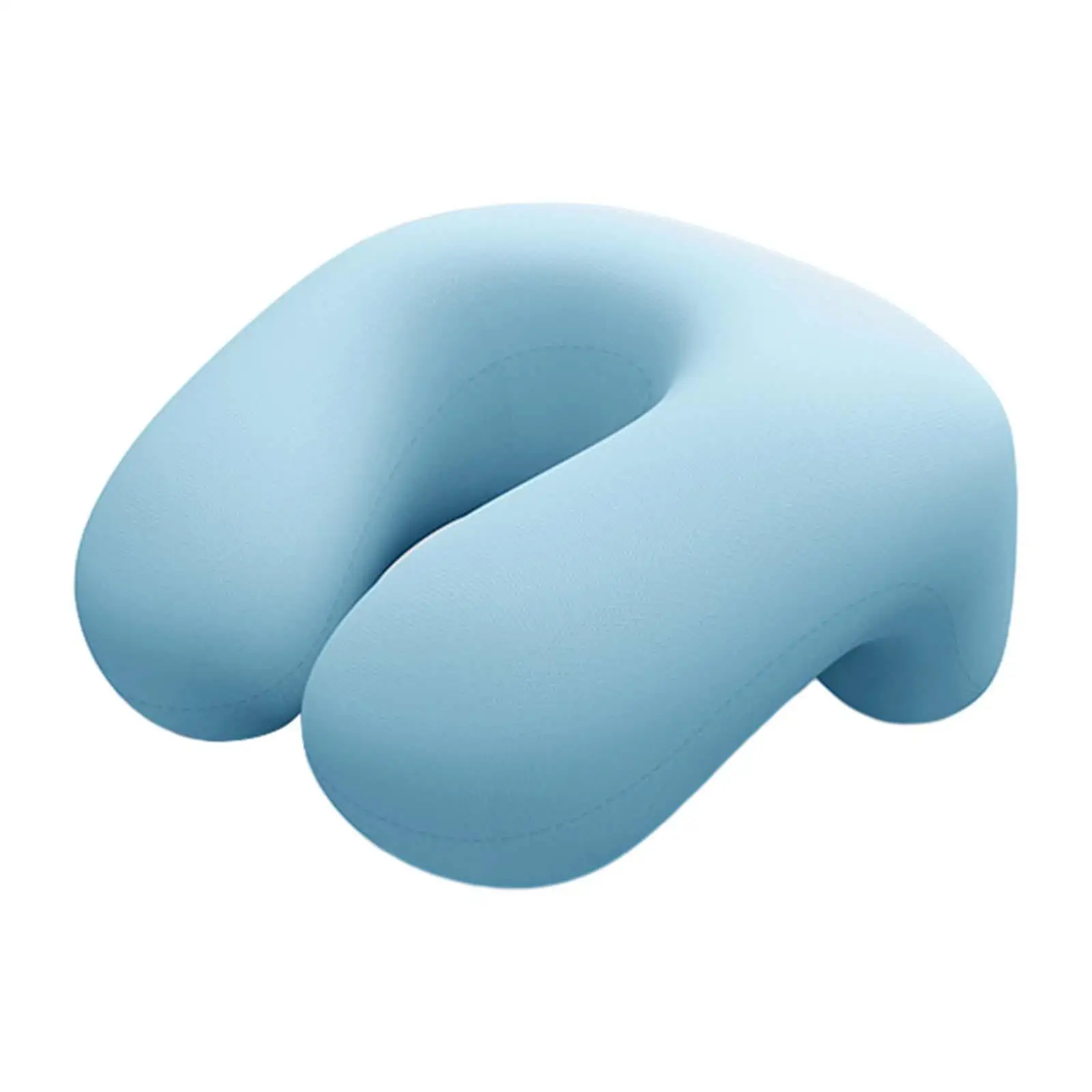 Face Down Memory Foam Pillow Lunch Break with Zipper Hollow Design Milk Silk Portable Nap Cushion for Home Office Travel