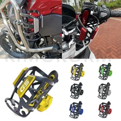 Motorcycle CNC Aluminum Universal Beverage Water Bottle Drink Cup Holder For BMW R 1200 1250GS F700 800 GS G310GS Accessories ﻿