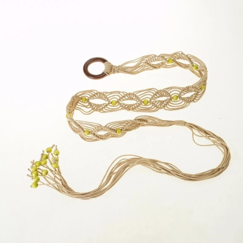 

5asd женский пояс в богемном стиле с плетением на талии для летнего приморского платья с плетением пояса