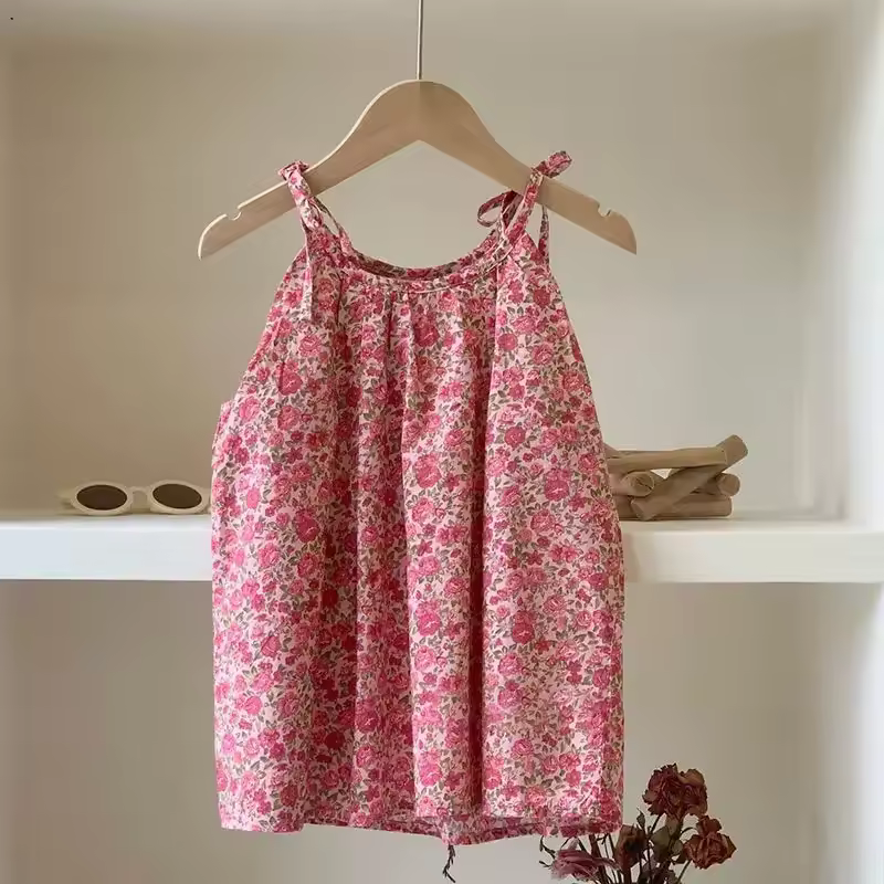 Vestido de flores para niñas, Ropa para Niñas de 1 a 6 años, 2023
