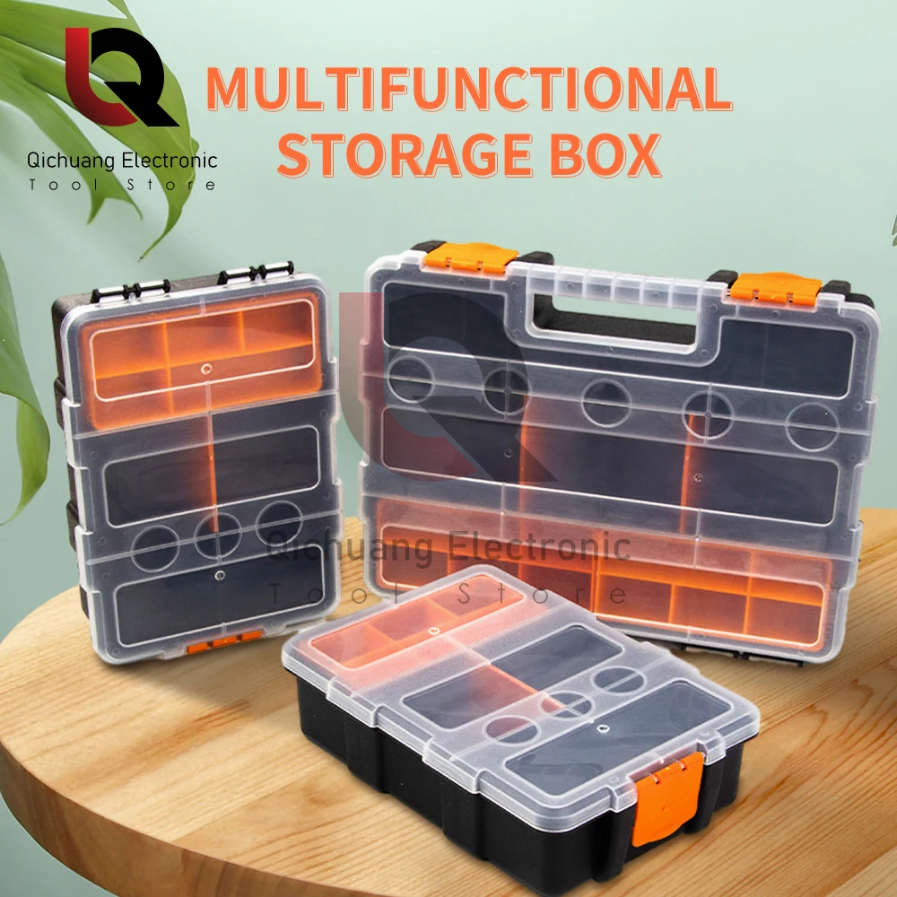 Hardware Storage Toolbox multifonction grande capacit￩ ￩paississement durable combo Grid Storage Toolbox Small / Medium / large