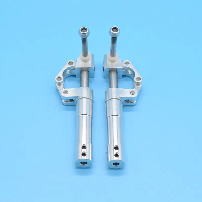 1 paire de train d'atterrissage à genoux, amortissement arrière à ressort de 4mm, hauteur 70mm à 160mm pour modèle d'avion RC 3-4kg, pièce d'avion JET EDF