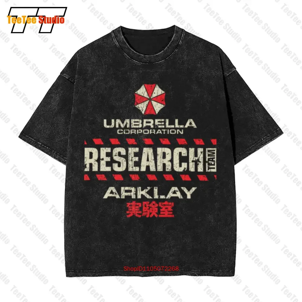 Arklay Lab Staff Vintage Oversized T-Shirt Resident Biohazard Evil ORLU