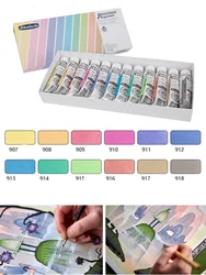 Schmincke Macaron Candy Color Watercolor Paint 12Color Set Opaque College Grade Tubular Watercolor Artist Painting Supplies