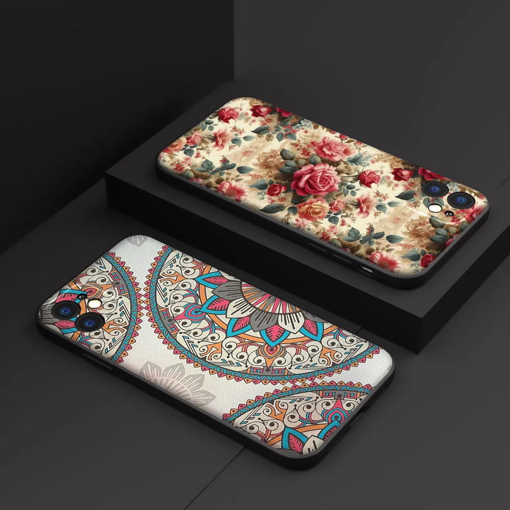 Mandala Flower New High-End Soft Case for Huawei Nova 5T 4E 3i 3 2 2i Y6 Y6P Y7 Y9 Honor 20 20s 9X 7C Prime Lite 2019