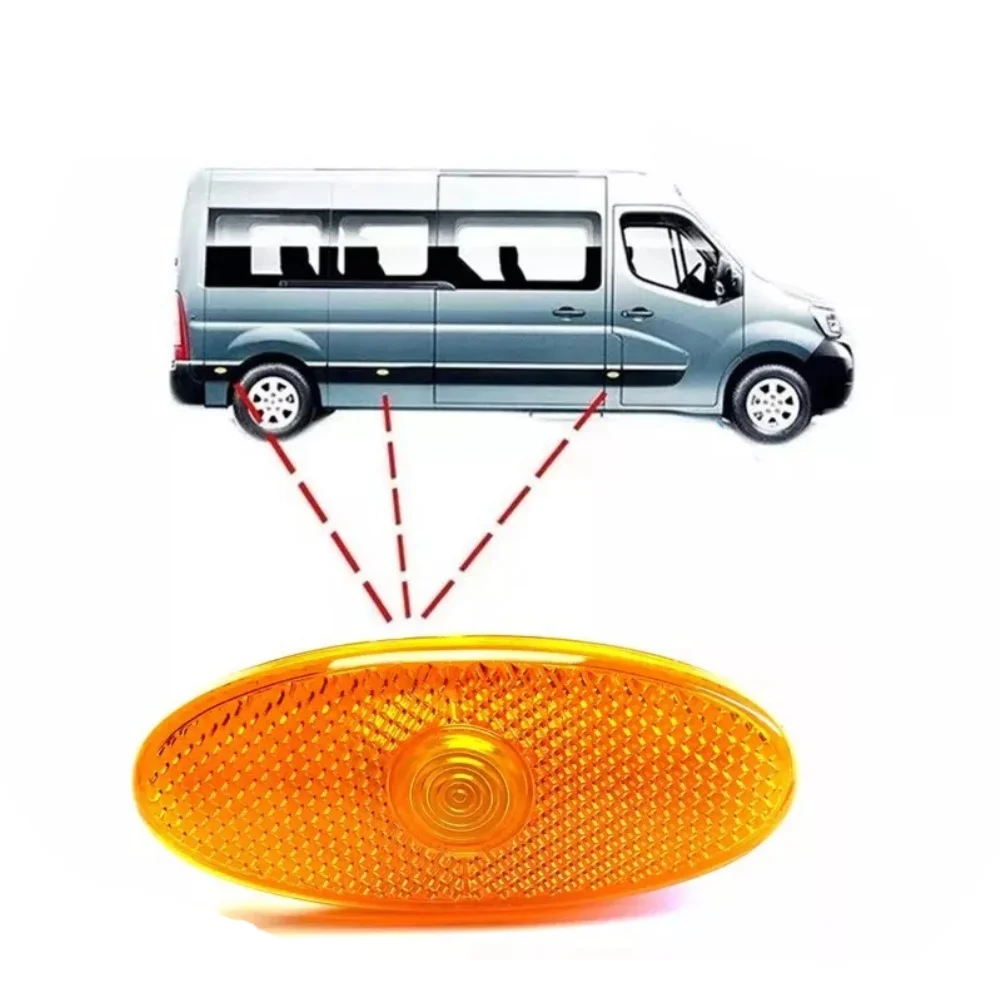 1 قطعة عدسة مصباح ماركر الجانب لرينو ماستر MK3 فوكسهول موفانو NV400 2010-2020 261B00001R اكسسوارات السيارات استبدال جزء