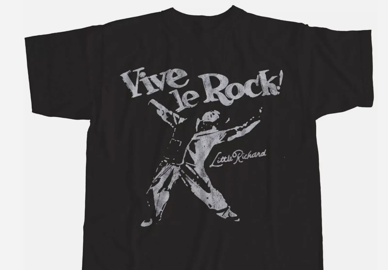 Robot Rave Vive Le Rock Worn Sid Vicious Black T-Shirt