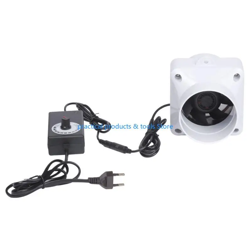 77JB مروحة عادم أنابيب صغيرة متعددة الأغراض مقاس 75 مم PVC لمصانع حمامات المطبخ