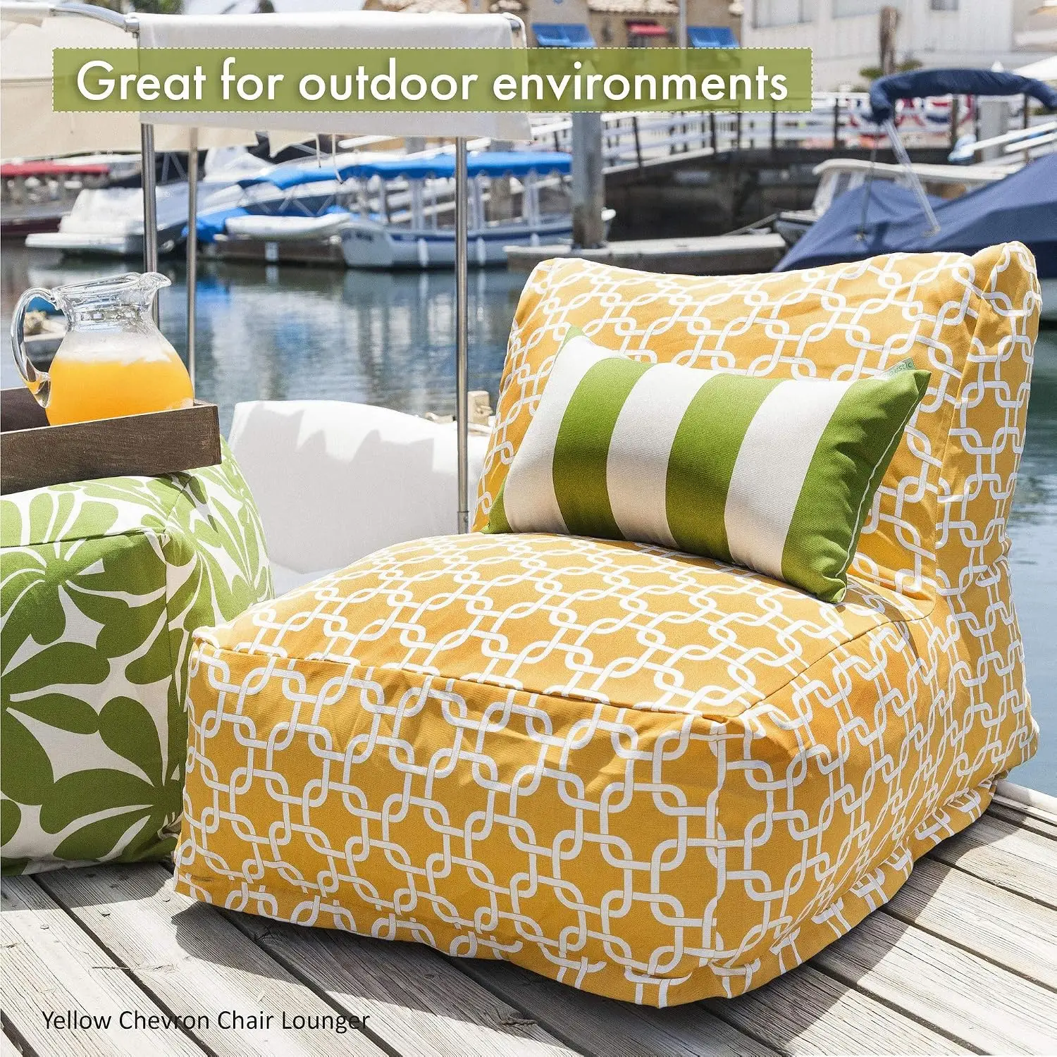 Cadeira Grande de Puff para Ad - Kids Outdoor Bean Bag Chair avaliação e preço