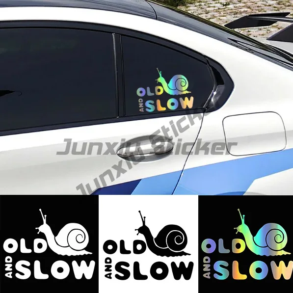 

Old & Slow Snail Vinyl Decal for Car Windows Vinyl Stickers Motorcycle Sticker
