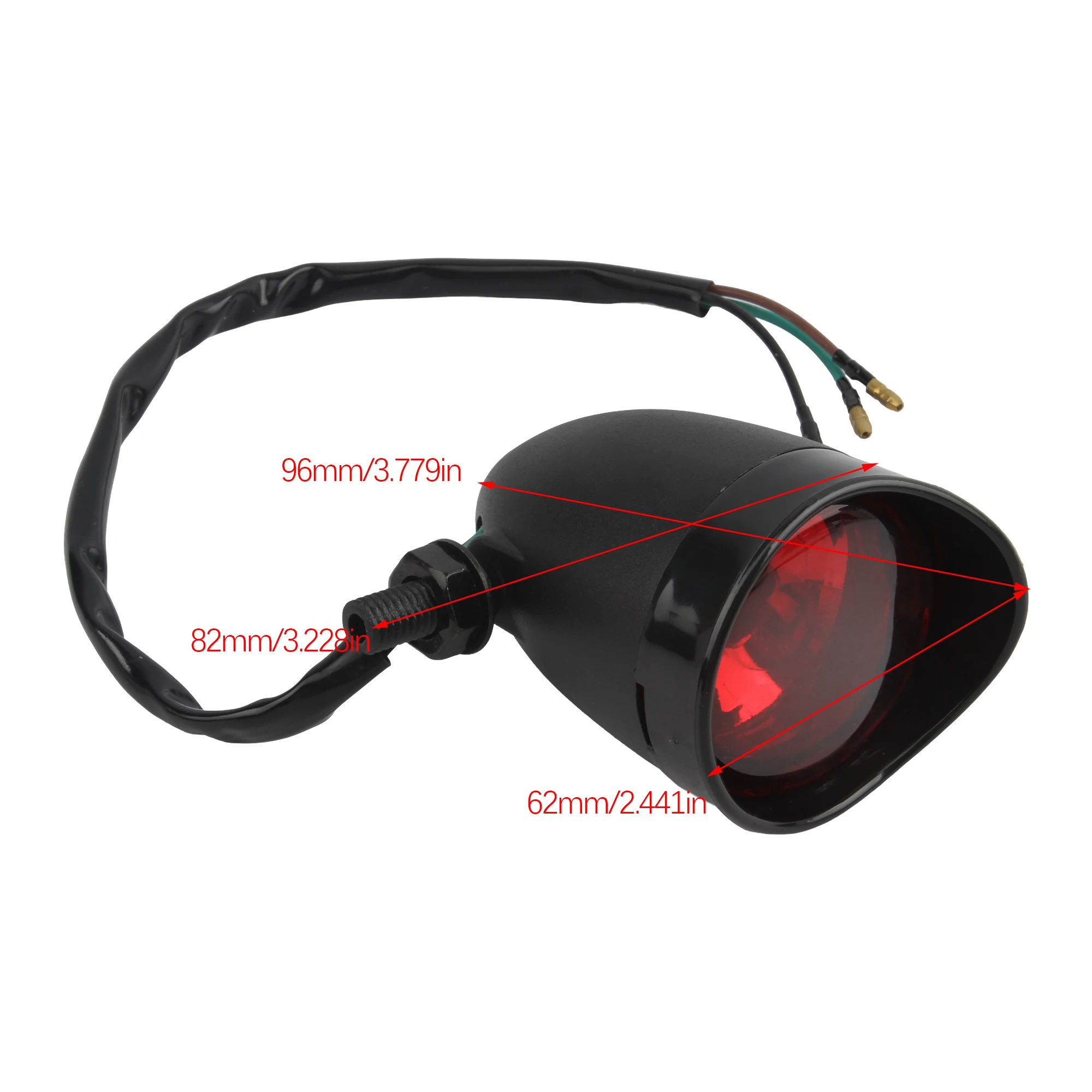 Motorcycle Rear Tail Light Indicator Zinc Alloy Brake Stop Lamp For Cafe Racer Harley Sportster Triumph Chopper Modifications view 2