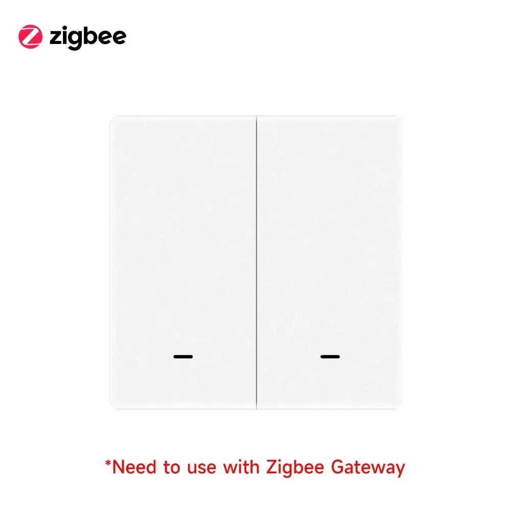 Tuya Zigbee 3.0 Smart Scene Button Switch – 1/2/3/4-fach Funk-Fernbedienung – Kompatibel mit Smart Life/Tuya App & Home Assistant